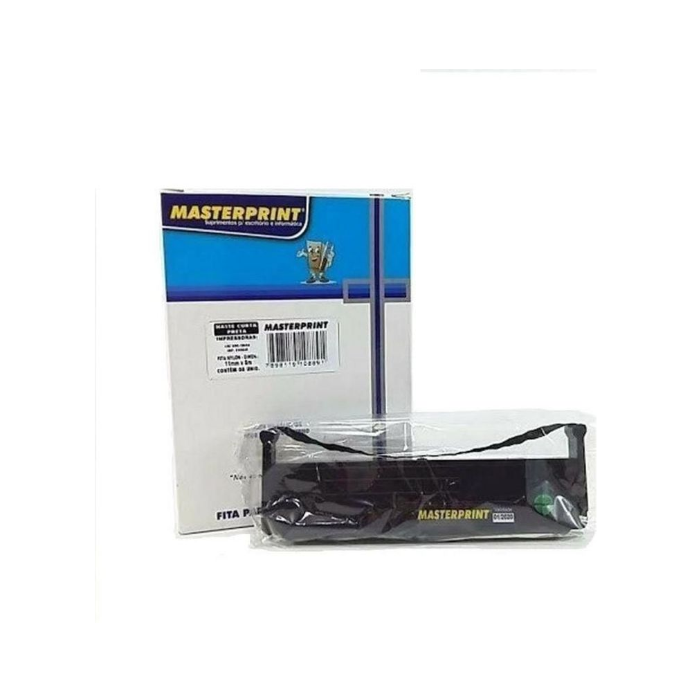 Fita p/ Impressora Matricial Cmi 600 Haste Curta Preta - Masterprint