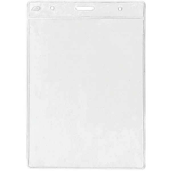 Crach&aacute; sem Presilha 120x155mm ACP PVC Transparente