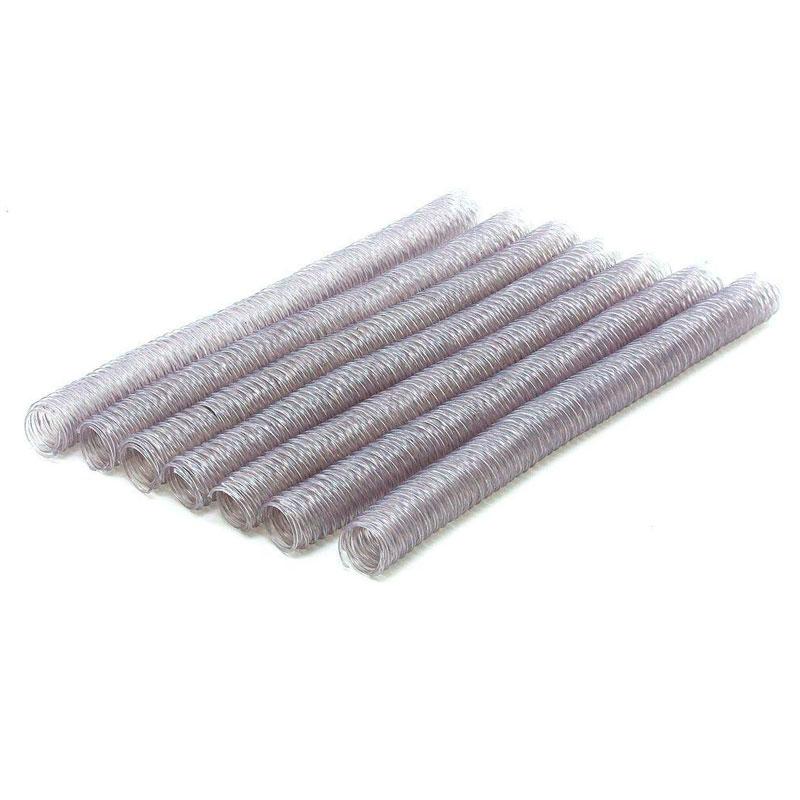 Espiral para Encadernação 12mm 70 folhas Mares Transparente 100 unidades