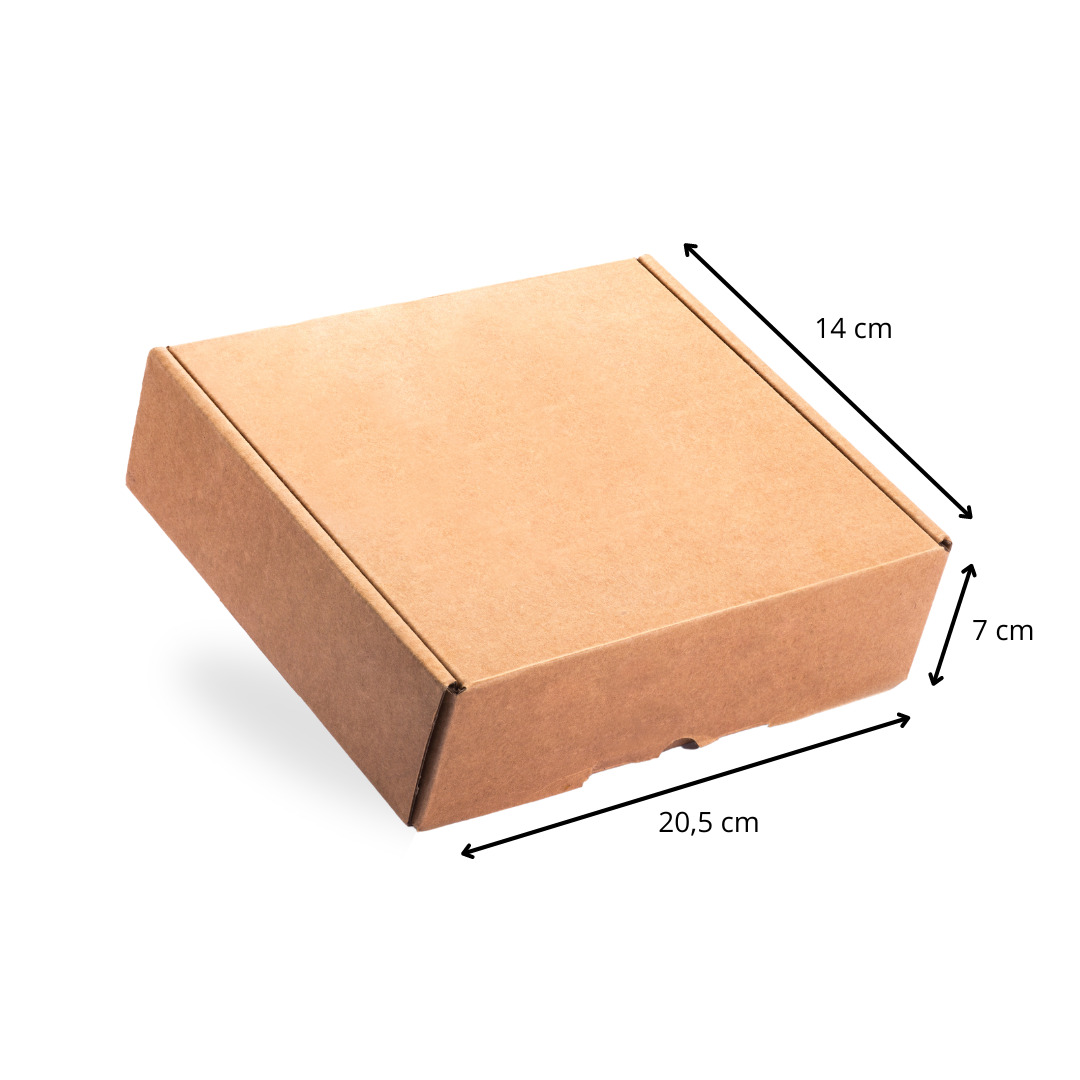 Kit 25 Caixas de Papel&atilde;o Cevilha Store 20x14x7cm