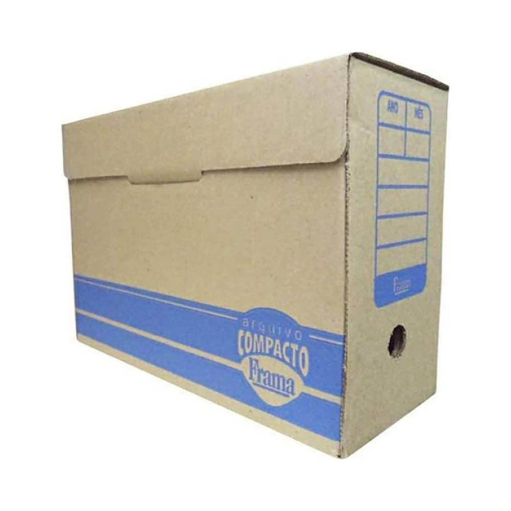 Arquivo Morto Papel&atilde;o Frama 250x355x135mm Resistente para Documentos