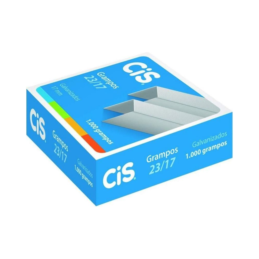 Grampo Galvanizado 23/17 CIS Caixa com 1000 Unidades