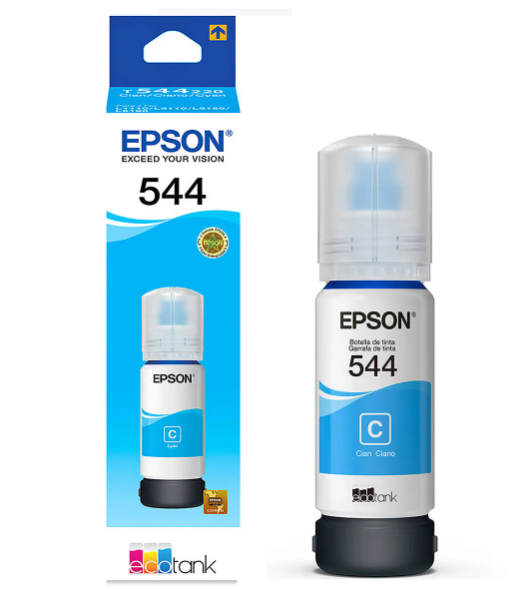 Garrafa de Tinta 544 Epson Ciano 65ml