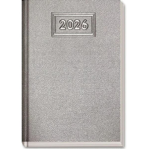 Agenda 2026 Scrath Capa Dura 145 mm x 210 mm 168 fls. Prata - Kit