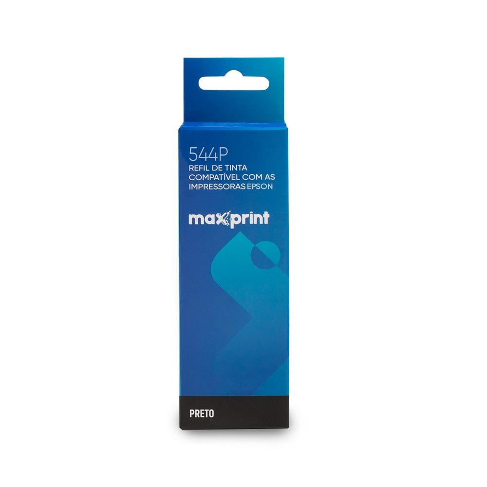 Garrafa de Tinta 544P Maxprint Preto 70ml