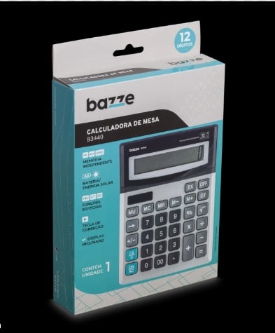 Calculadora de Mesa Bazze B3440