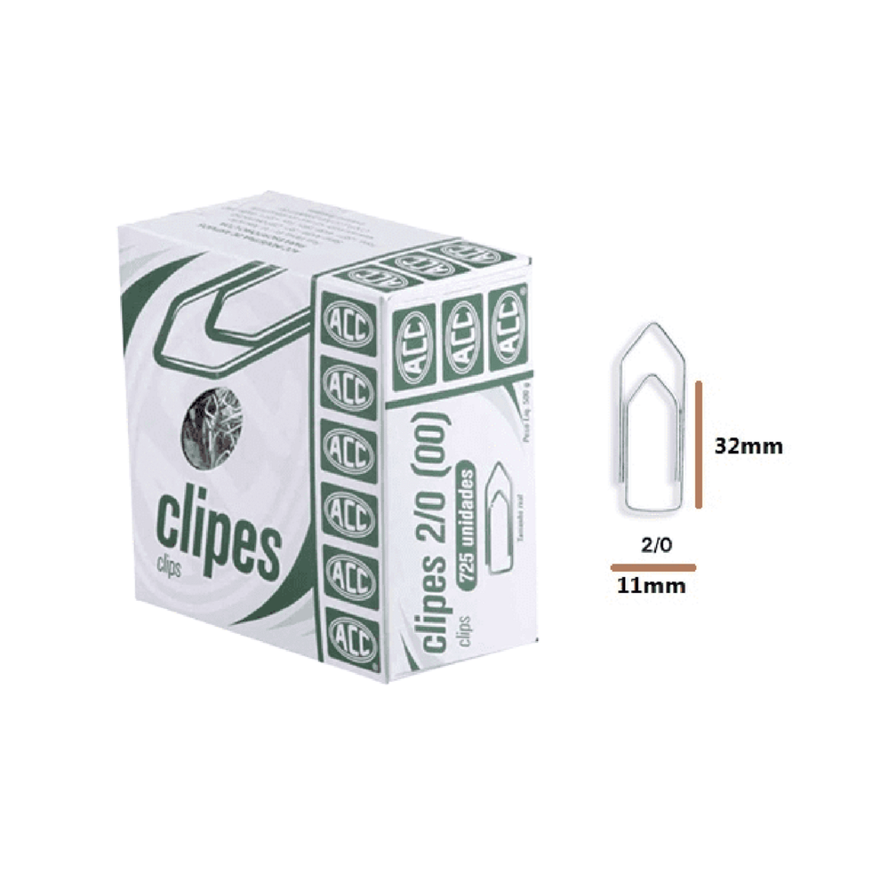 Clips 2-0 Galvanizado ACC