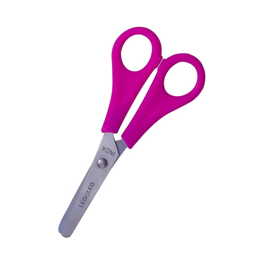 Tesoura escolar Sortidas 13cm - Leonora