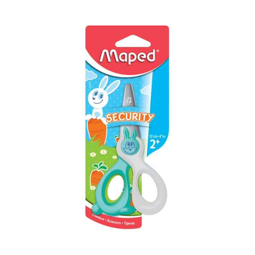 Tesoura Escolar Pl&aacute;stica Kidcut 12cm Maped Multicor