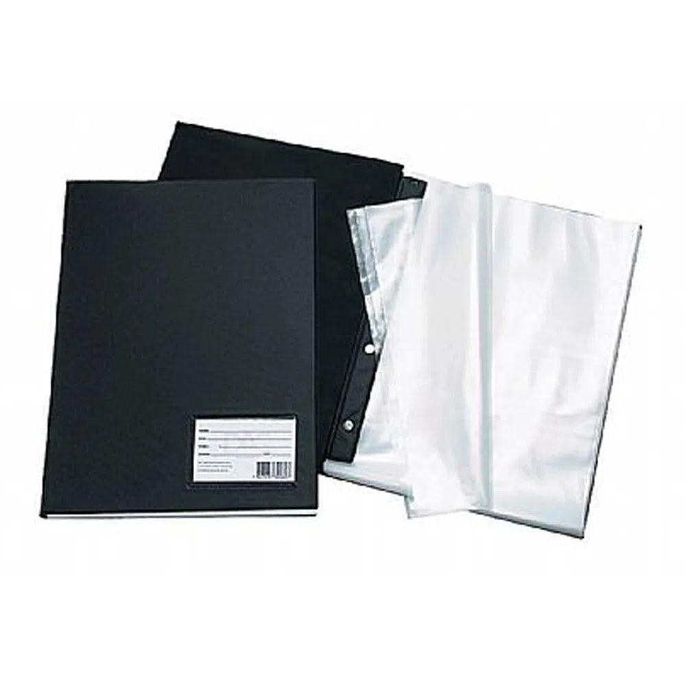Pasta Catálogo 50 envelopes finos DAC 240mm x 330mm Preto Unitário