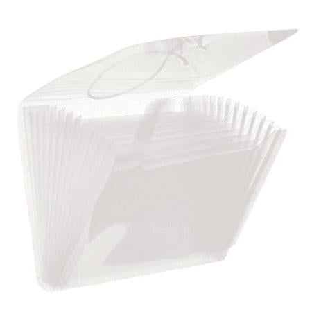 Pasta Sanfonada Duplicada 12 divisórias ACP Cristal