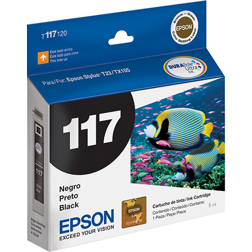 Cartucho de tinta 117 Epson Preto 5ml