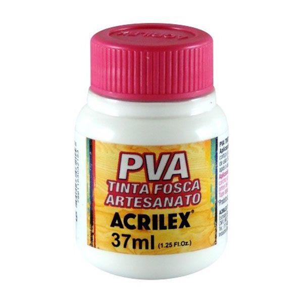 Tinta PVA Fosca Artesanato Acrilex 37ml Branco