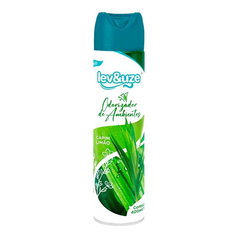 Odorizador de Ambientes Levuse Capim Lim&atilde;o 400ml Unit&aacute;rio