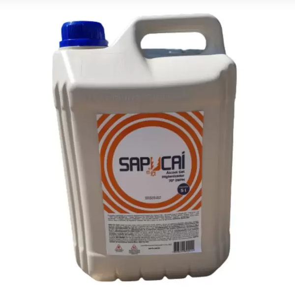 Álcool em Gel 70% Sapucai 5 Litros