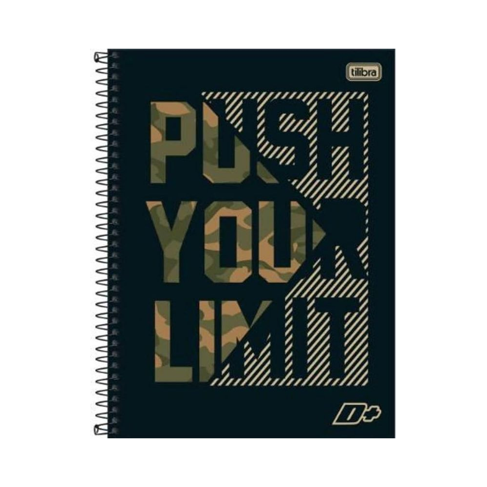 Caderno Universit&aacute;rio Capa Dura Espiral 96 Folhas D+ Tilibra