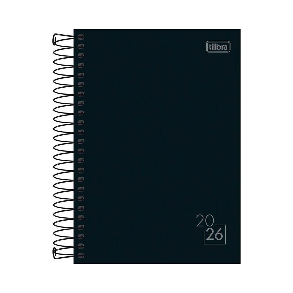 Agenda 160 folhas 140x200mm Espiral