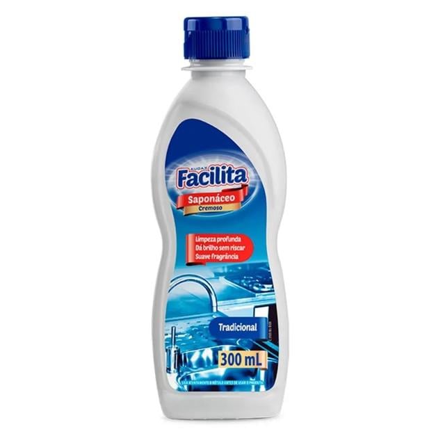 Sapon&aacute;ceo Cremoso Audax F&aacute;cilita Tradicional 300ml