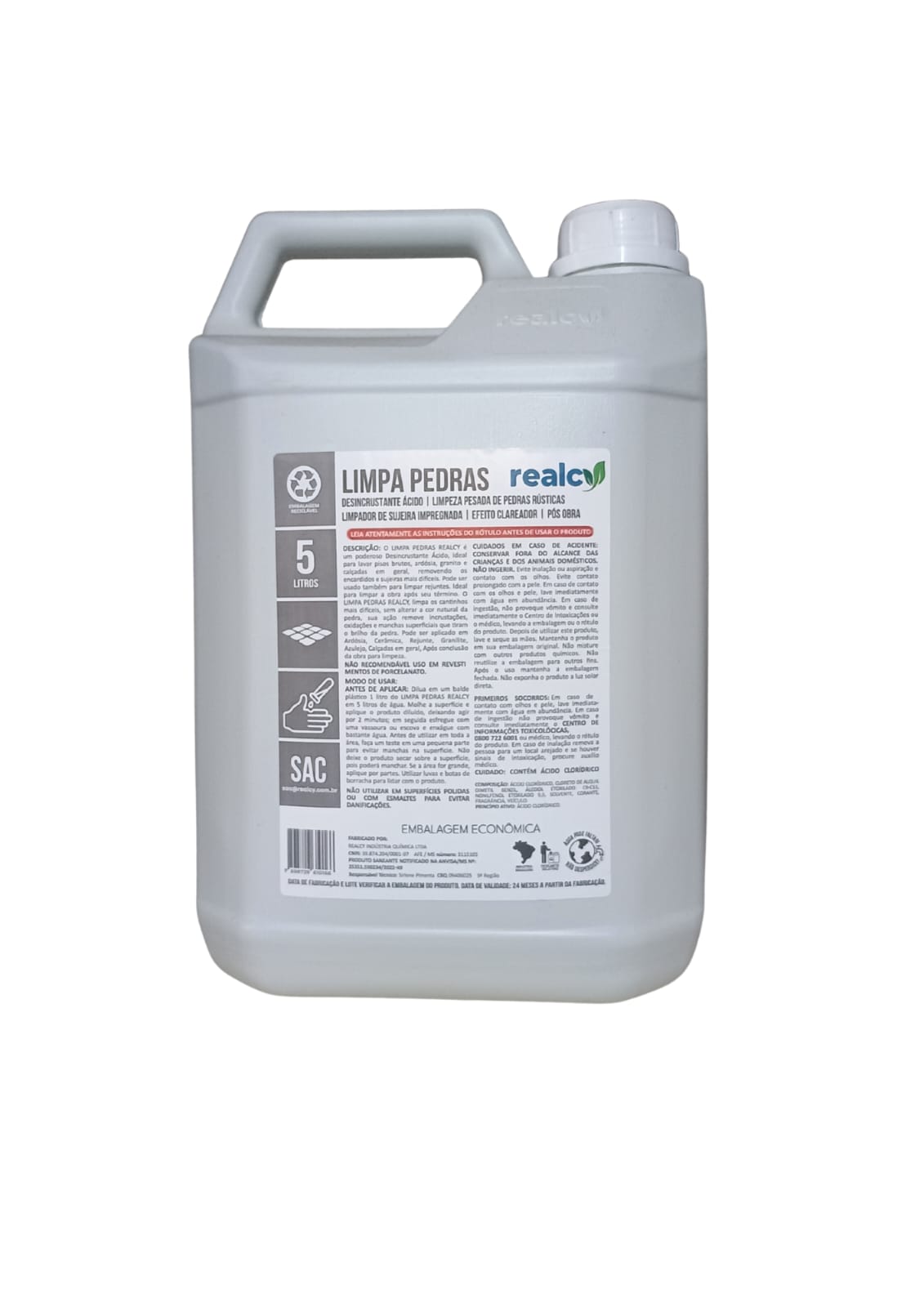 Limpa Pedras Realcy 5L