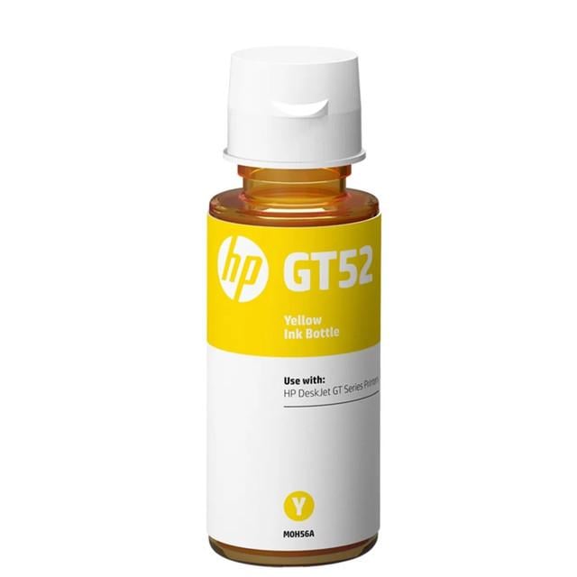 Garrafa de Tinta GT52 HP Amarelo 70ml
