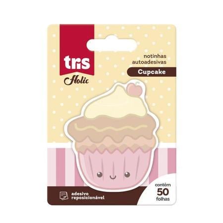 Bloco Nota Tris Holic Cupcake 70x70mm 50 folhas 902825