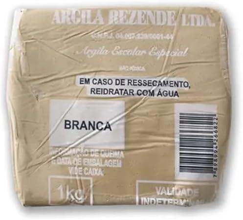 Argila Branca para Modelagem 1 kg