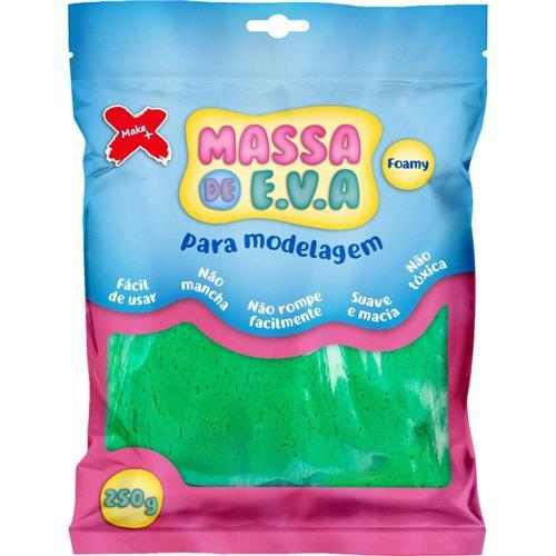 MASSA DE EVA PARA ARTESANATO 50G MAKE+ VERDE ESCURO