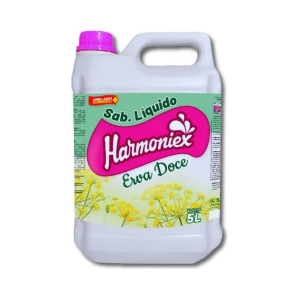 Sabonete L&iacute;quido Harmoniex Erva Doce 5 litros
