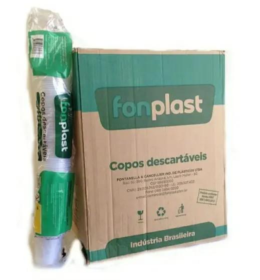 Copo Descartável 180ml TR Cristal Fonplast