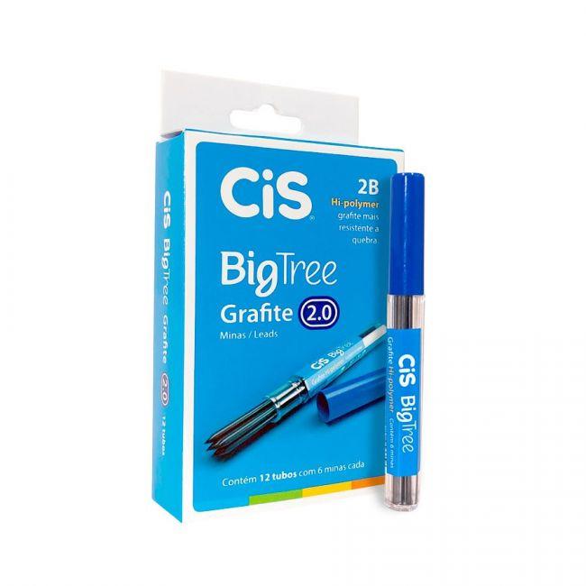Grafite 2.0mm 2B CIS com 6 unidades