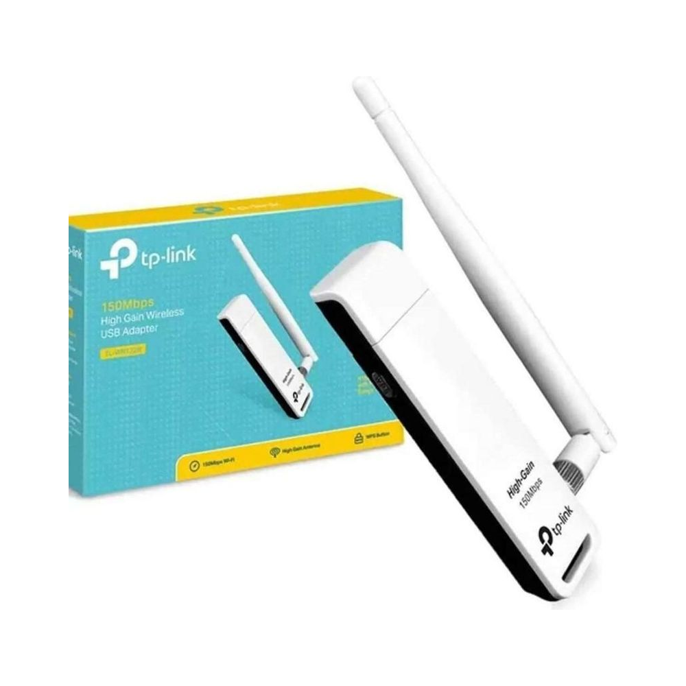 Adaptador Wireless USB 150 Mbps TL-WN722N TP-Link