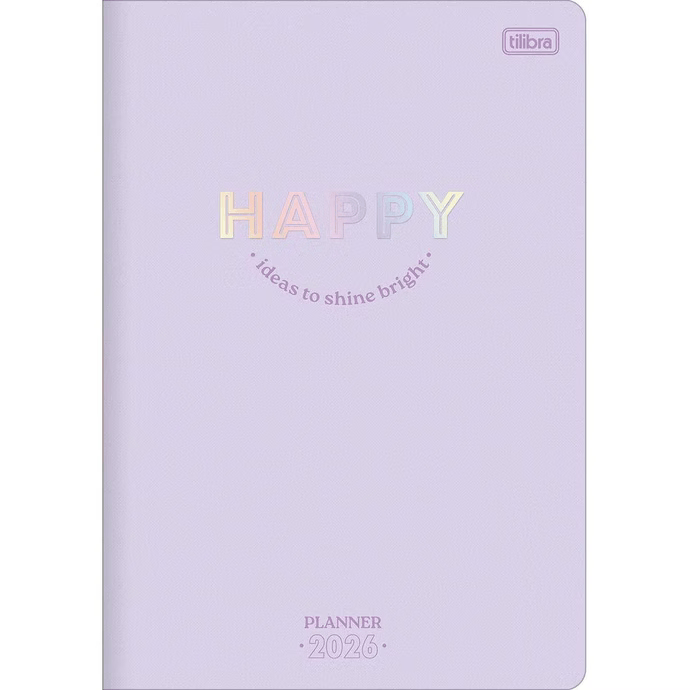 Agenda/Planner 2026 Happy Grampeada 20 fls. 90 g 178 mm x 254 mm - Tilibra - 1un
