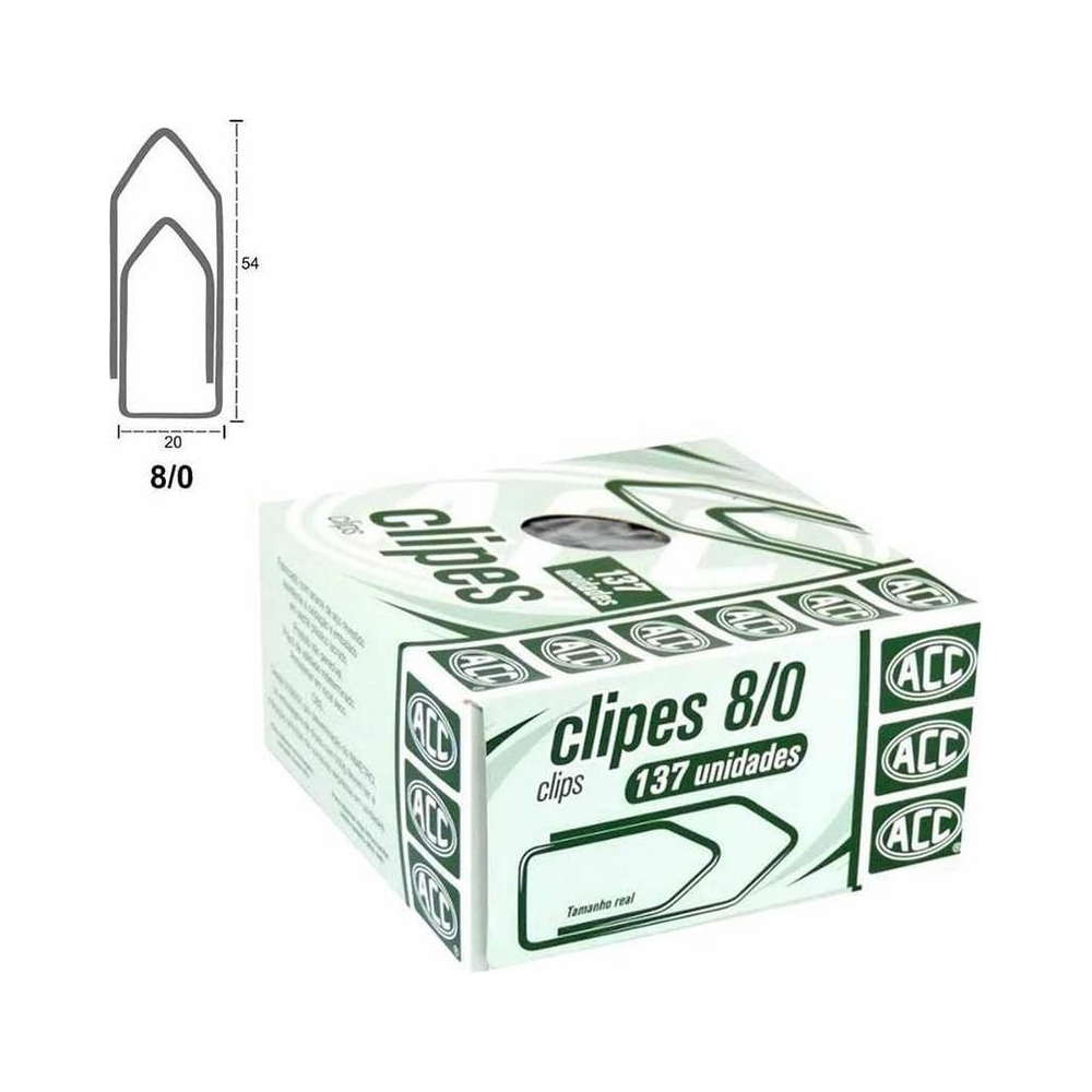 Clips Galvanizado 8/0 ACC 137 unidades