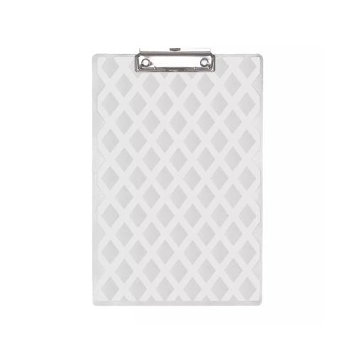 Prancheta Plástica Ofício Maxcril 34.5cm x 23cm Cristal Unitária