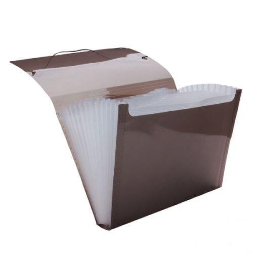 Pasta Sanfonada A4 DAC Fum&ecirc; 31 Divis&oacute;rias