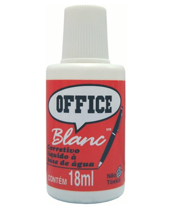 Corretivo Líquido Office Blank 18ml