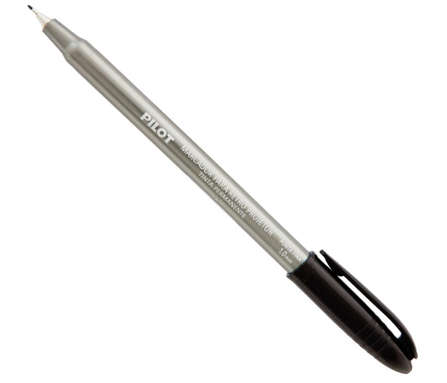 Marcador Permanente 1.0mm Pilot Preto