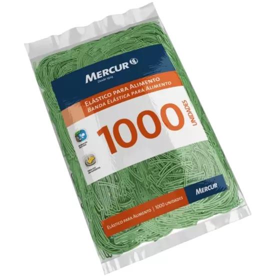 Elastico para Alimento Verde Mercur 1000 pecas