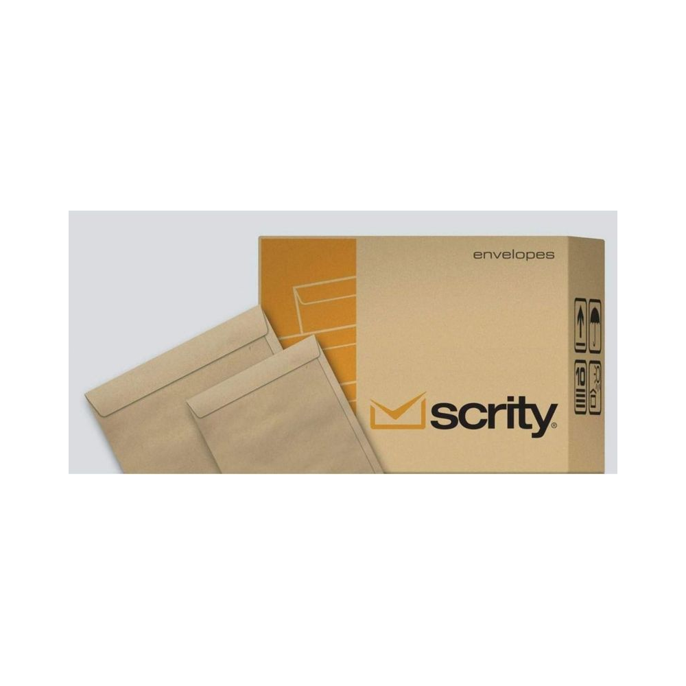 Envelope Saco SKN017 Scrity Kraft 110x170 100 Unidades