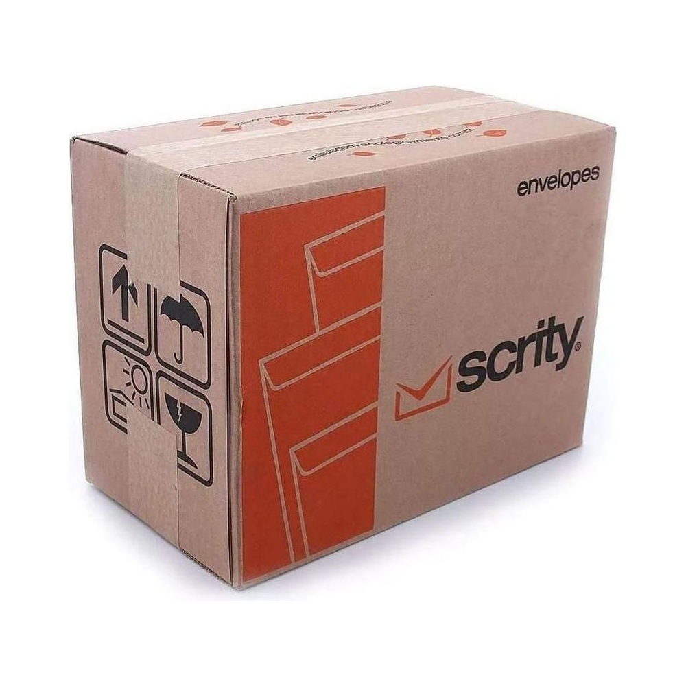 Envelope Kraft Scrity 176 x 250 mm com 50 Unidades