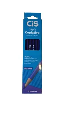L&aacute;pis Copiativo Multiuso CIS Violeta 12 unidades