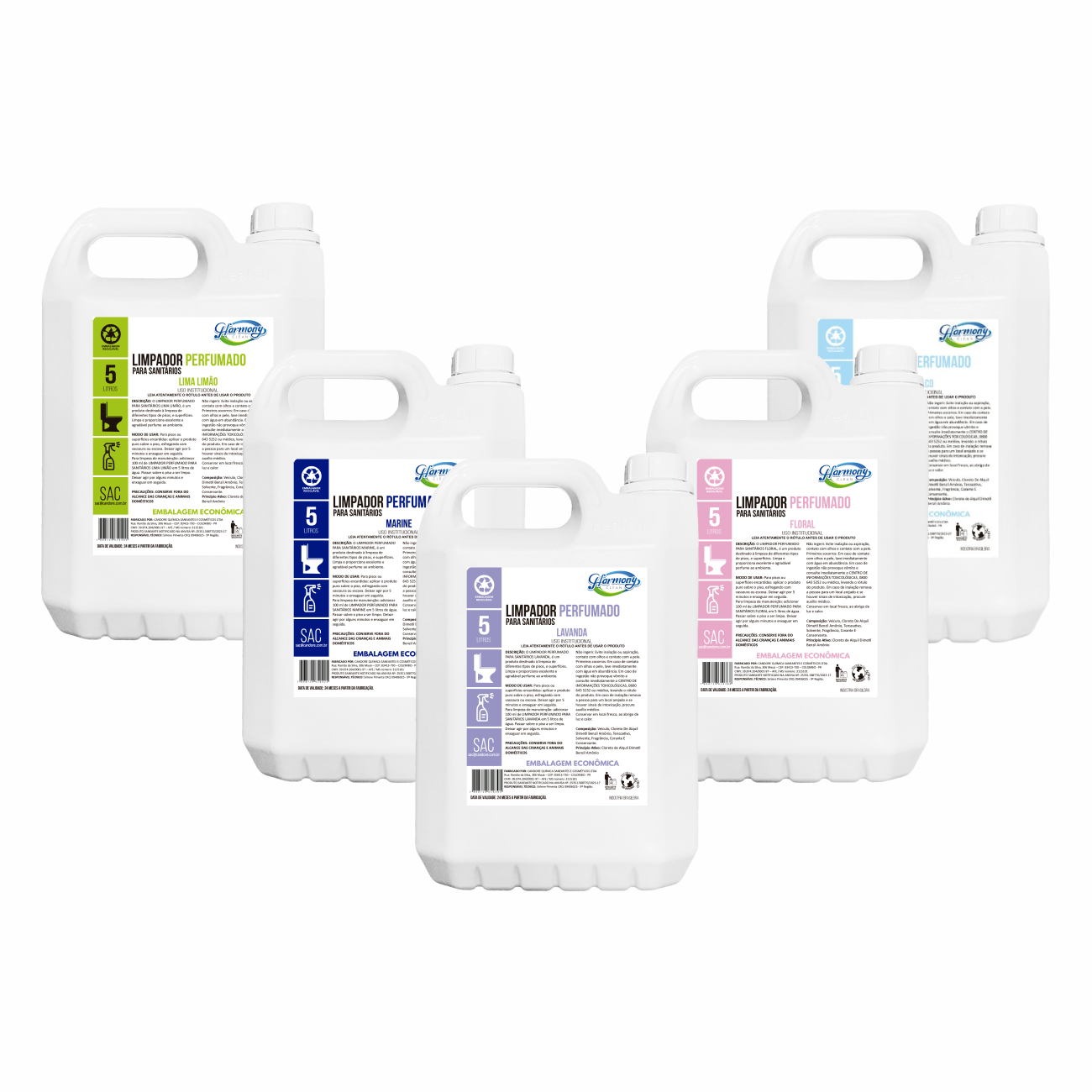 Desinfetante Harmony Clean Lavanda 5L