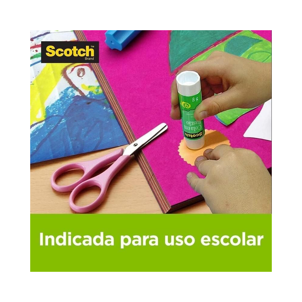 Cola Bast&atilde;o Lav&aacute;vel Scotch 20g Unit&aacute;rio