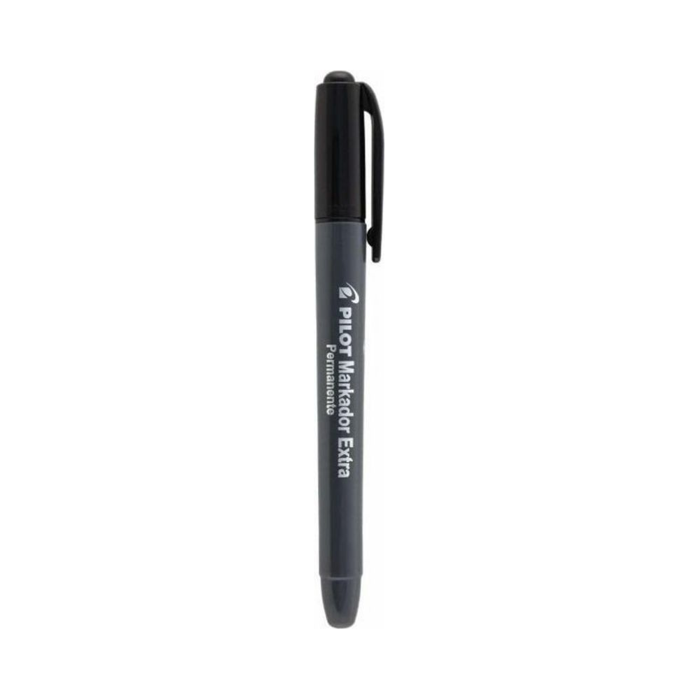 Marcador Permanente Ponta Redonda 4.0mm Markador Pilot Preto