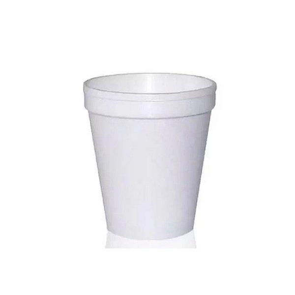 Copo Descartável Térmico Isopor 70ml Ultra Copos Branco 25 unidades