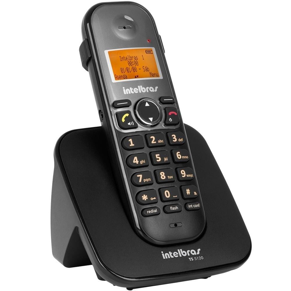 Telefone sem Fio Digital TS 5120 Intelbras Preto
