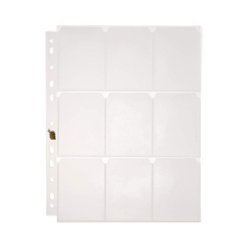 Envelope Pl&aacute;stico Cards PCT.C/10 Plast Park Incolor 9 Bolsos 10 unidades