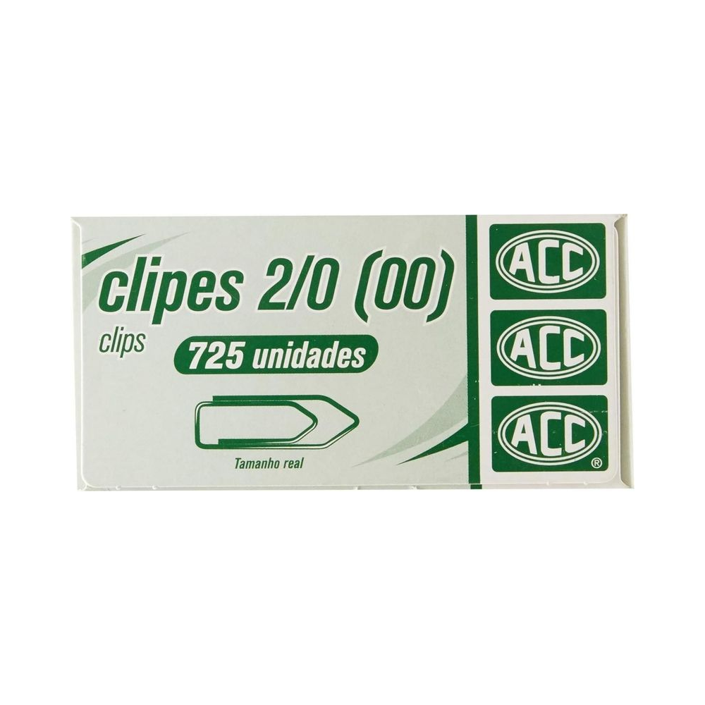 Clips Galvanizado 2/0 ACC 725 unidades