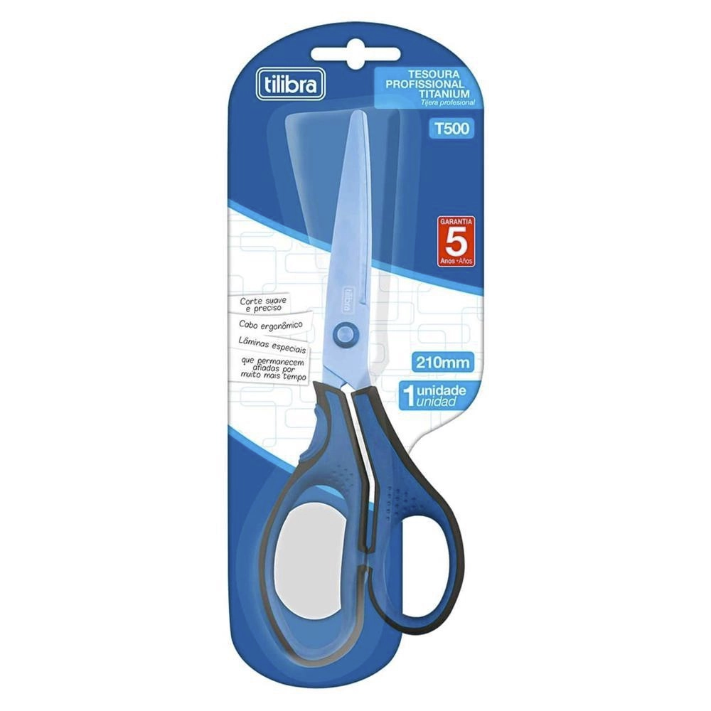 Tesoura Profissional Titanium 210mm T500 Tilibra