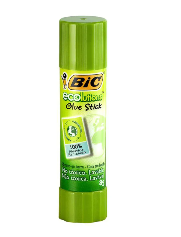 Cola Bast&atilde;o Bic Ecolutions 8g At&oacute;xica com Embalagem Reciclada